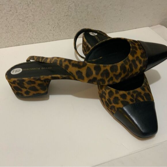 Veronica Beard Cecile Slinback Pumps Leopard Print Size 10 - Picture 7 of 11